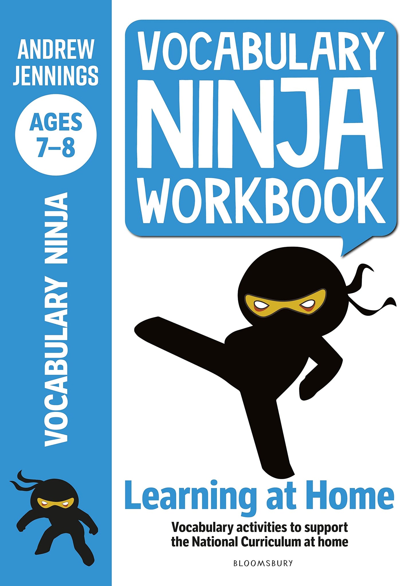 Vocabulary Ninja Workbook for Ages 7-8 book cover