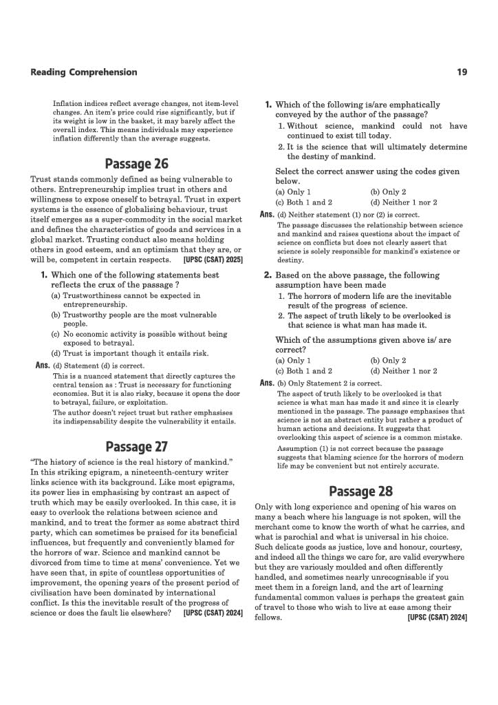 Arihant Cracking the CSAT Paper II 2027 | UPSC Civil Services Aptitude Test | Complete CSAT Syllabus Coverage with Latest Questions, Trends & Strategy | Solved Papers (2026–2025) & 10 Crack Sets