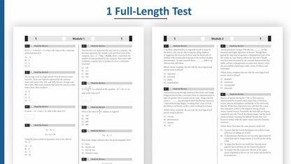 Digital SAT Complete Prep: Reading & Writing + Math with 1000+ Practice Questions, Full-Length Tests, and Detailed Explanations (Set of 2 books)