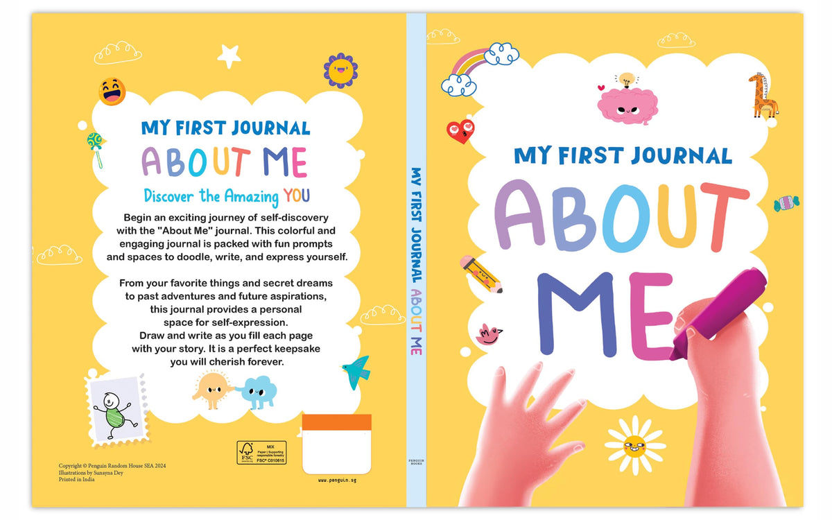 My First Journal-About Me: A Guided Journal for Kids | Fun Prompts, Drawings & Writings for Kids to Explore, Express, and Discover Themselves I Ages 8+ [Select Learning]