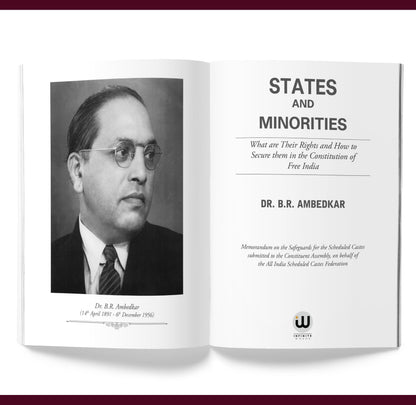 States and Minorities | Dr. B.R. Ambedkar | English Paperback | The Original Edition | State And Minorities by BR Ambedkar | Their Mechanism, Genesis ... photo frame statue combo set ??? ??????? Lang