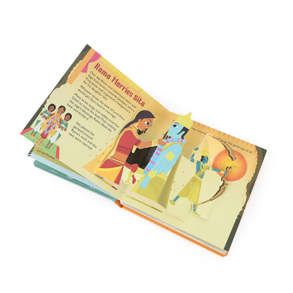 Pop Up The Ramayana Book for Kids: Little Heroes of the Ramayana | Tale of Rama and Ravana | Explore the Timeless Epic Tale in 3D | Pages of Legends & ... | Best Mythology Pop Up Book for Children