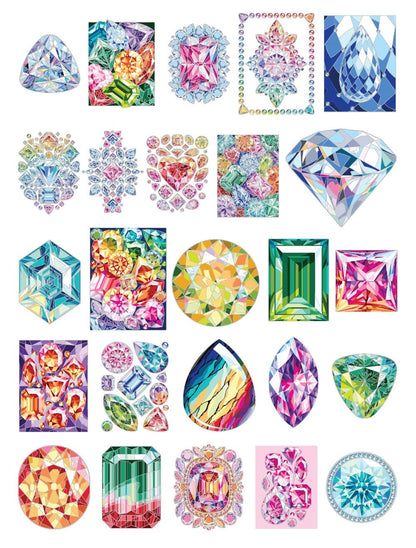 Creative Haven Gemstones Color by Number (Adult Coloring Books: Art & Design)