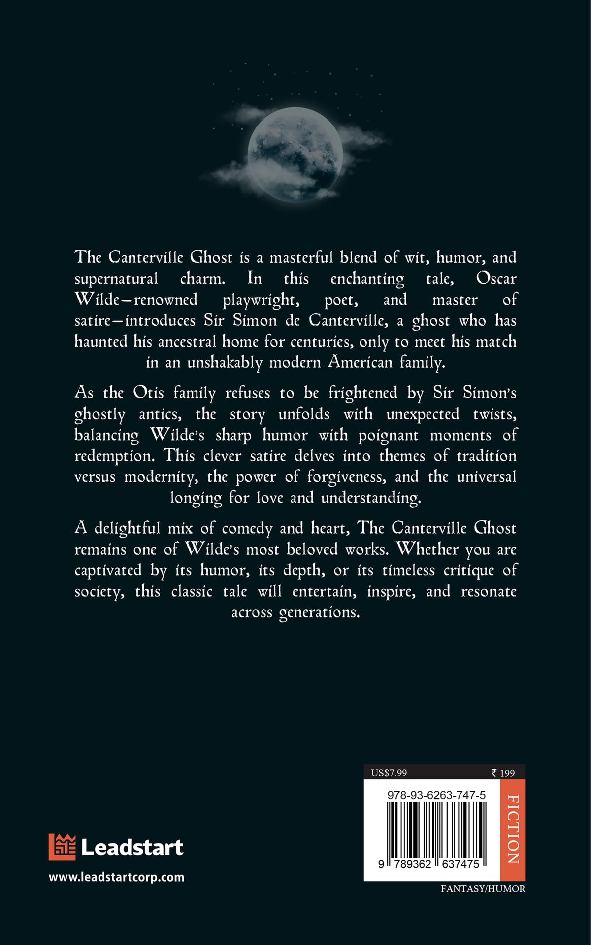 The Canterville Ghost by Oscar Wilde [Premium Paperback] Classic Novels For Teenagers | Horror Story Books | Oscar Wilde Books | Fantasy Fiction Books | Horror Novels | Story Books for Kids 12-15