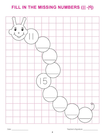 Dreamland Publications Kindergarten Maths Practice Book for Children Age 2- 5 Years - Early Learning Practice Books