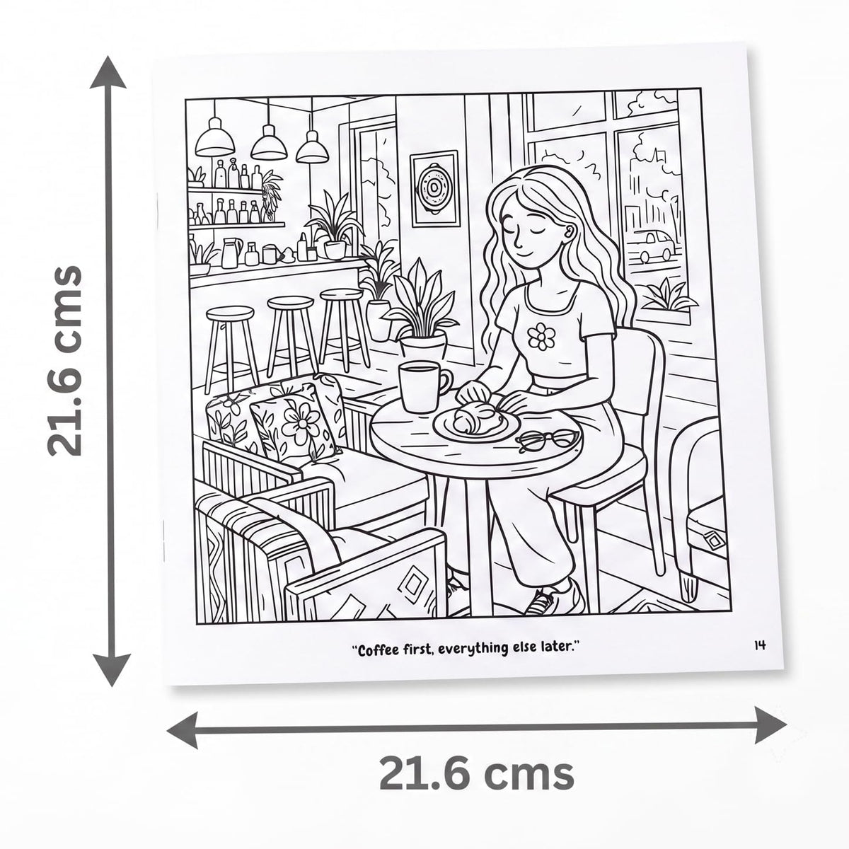 Living My Best Life – A Cozy Coloring Book for Adults & Teens ,Relaxing Cozy Girl Moments, Positive Illustrations & Stress-Free Coloring (Cozy Series)