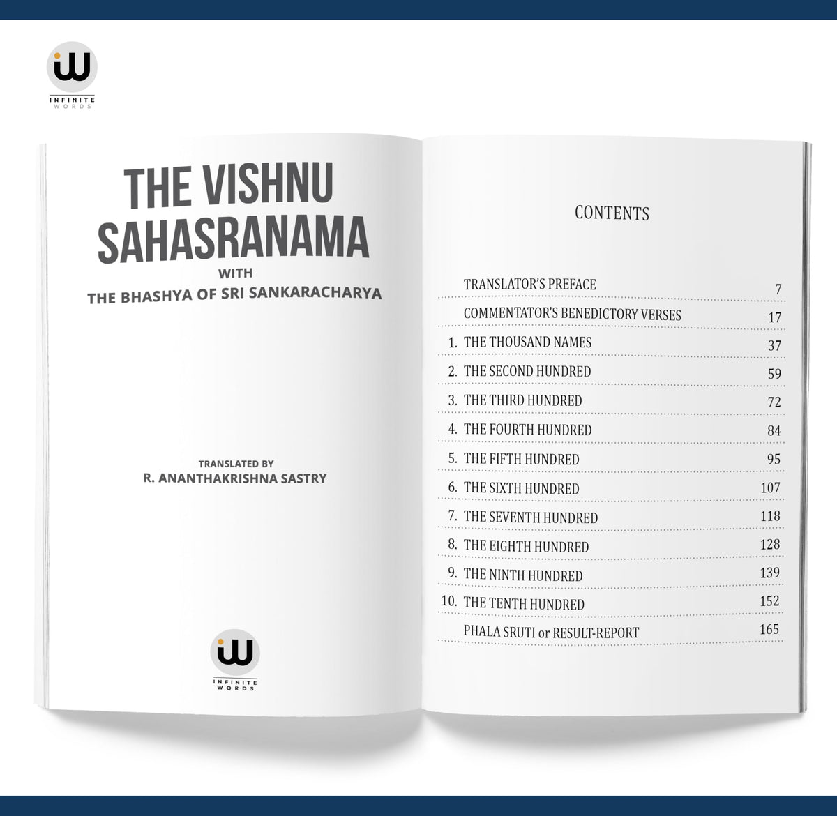 The Vishnu Sahasranama With The Bhashya Of Sri Sankaracharya | Shri Adi Shankaracharya Book | R. Ananthakrishna Sastry | Books In English | Vishnu ... Vishnu Stotralu Telgu Kannada Telugu Bengali