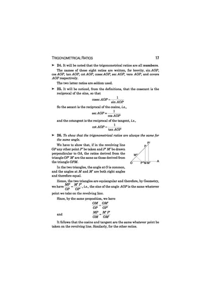 Arihant Classic Text Series Plane Trigonometry Part 1 by SL Loney | Mathematics Book for JEE Advanced, IIT Entrance, Engineering Exam Preparation 2025 (Classic Texts Series for jee)