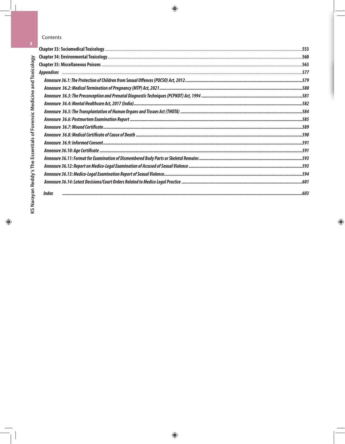 KS Narayan Reddy's The Essentials of Forensic Medicine & Toxicology, 36/E for MBBS 2nd Year Students | Updated BNS, BNSS & BSA Laws with MLC Forms, Toxicology Antidotes and MCQ Bank: 1