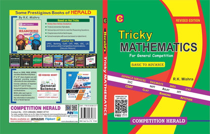 Tricky Mathematics for General Competitive Exams by Herald Publication - Railways/SSC/Defense/CLAT/CAT/MBA
