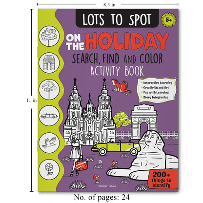 Lots to Spot On The Holiday: Search, Find and Color Activity Book