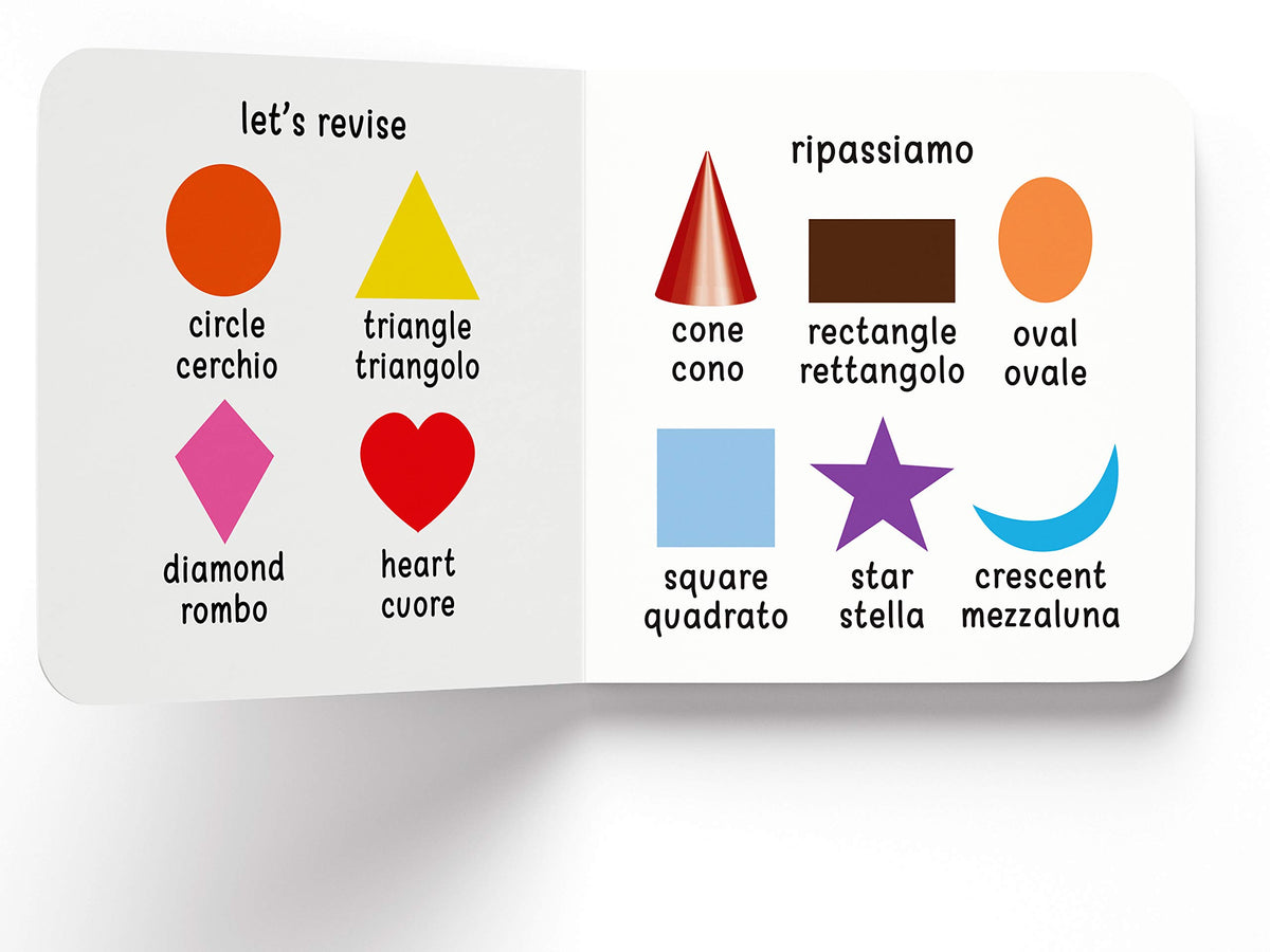 My First Book of Shapes - Forme : My First English Italian Board Book (English - Italiano)