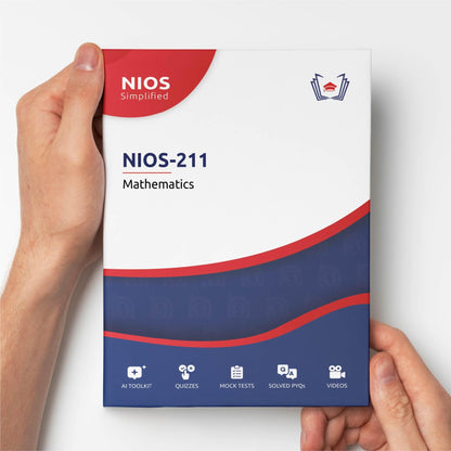 NIOS-211: Mathematics (Interactive Study Guide Book with Previous Year Papers, Videos & Online Quiz)