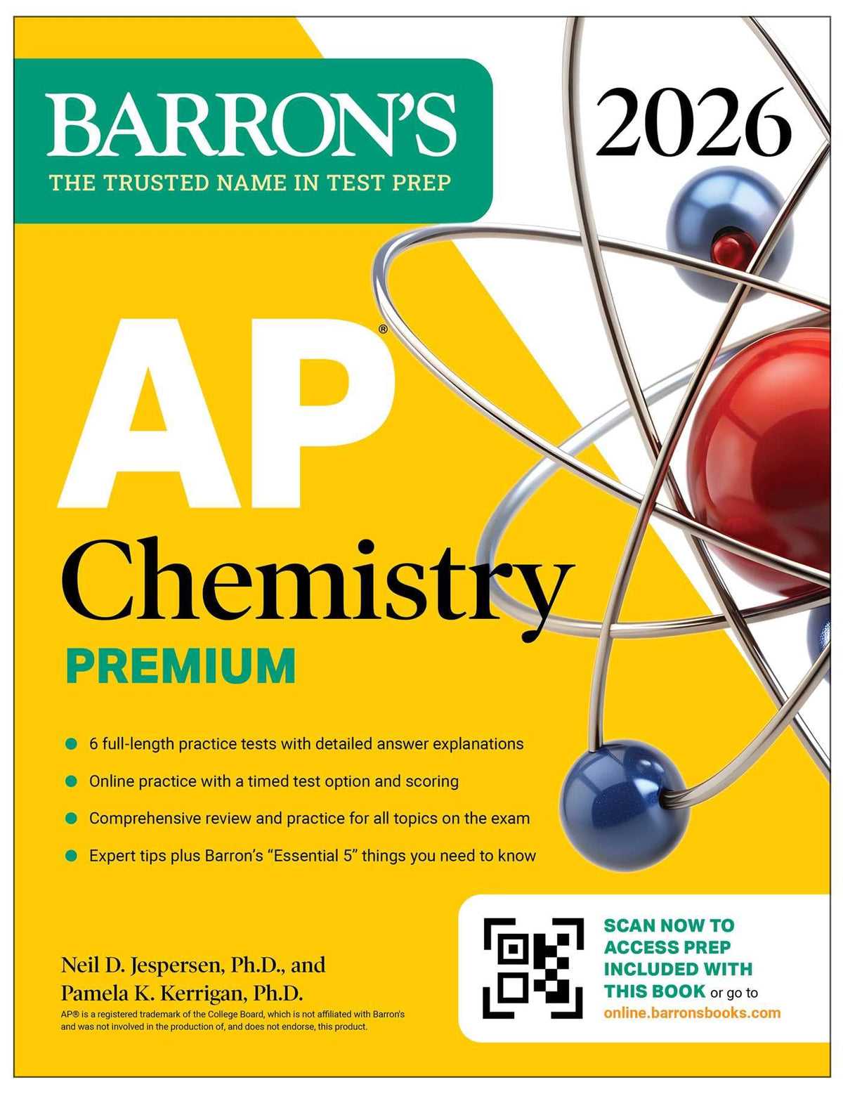 AP Chemistry Premium, 2026 (Barron's AP Prep)