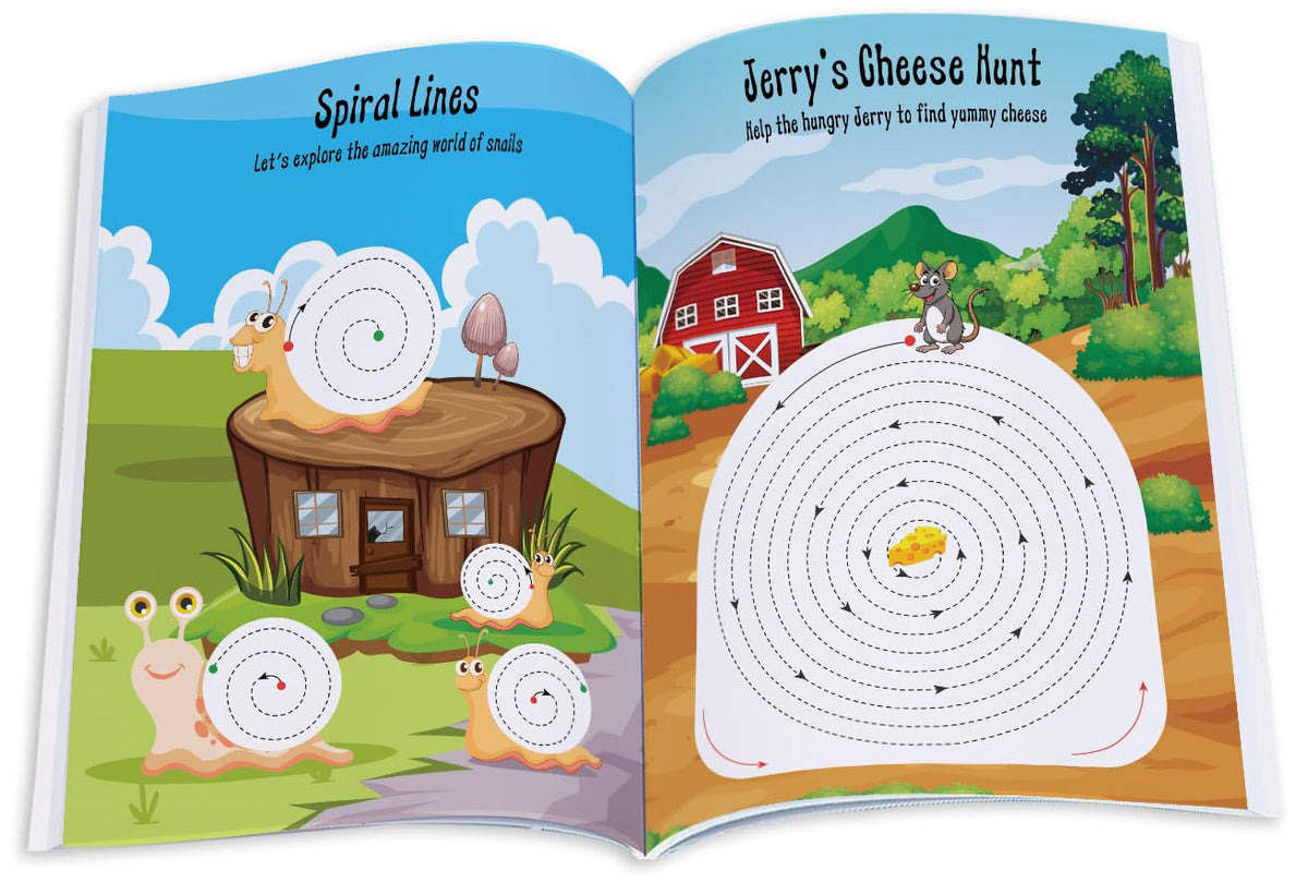 Tracing Book for Kids | Pencil Control Activity Book for Kids | Premium Quality Early Learning Tracing Lines & Pattern Writing Activities | Ages: 2 - 5 Years