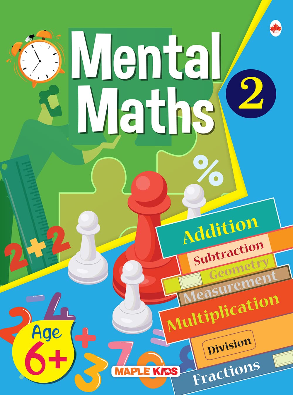 Mental Maths - Mathematics Activity Book 2 for class 2+, Age 6+ Years 