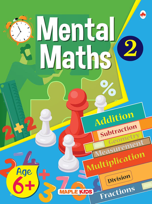 Mental Maths - Mathematics Activity Book 2 for class 2+, Age 6+ Years 