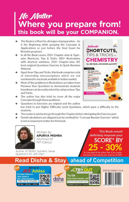 Authentic SHORTCUTS, TIPS & TRICKS in CHEMISTRY for JEE Main, Advanced & KVPY