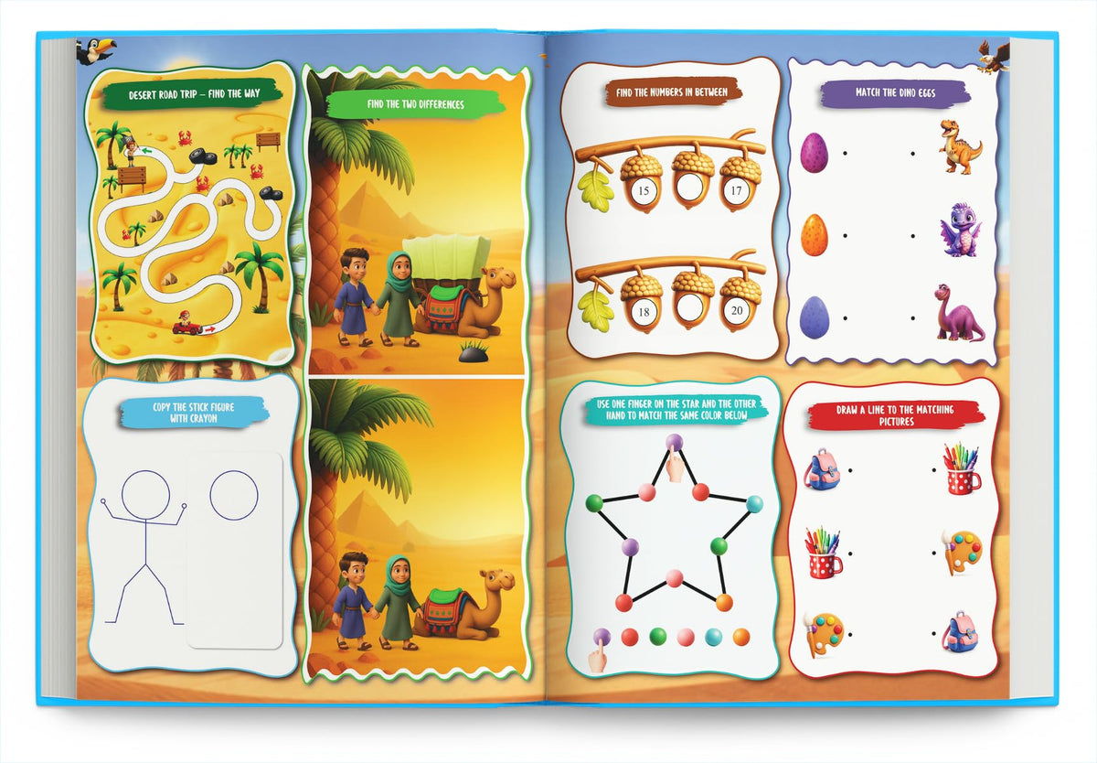 Activity Book for 4 Year Old | Best Selling 1001 Brain Booster Books for 4+ Year Old Children | Kids Activity Book - Puzzles, Mazes, Colouring, Dot-To-Dot, Matching, Seek & Find, Spot the Difference