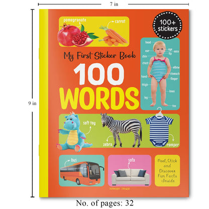 My First 100 Words Stickers