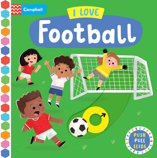 Busy Books: I Love Football:A Push, Pull, Slide Book (Campbell Busy Books)