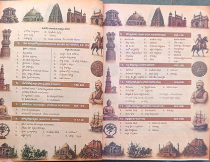 Indian History Based On NCERT useful For UPSC, SI, PC, RRB, & SSC (Telugu) By Seenaiah Sir