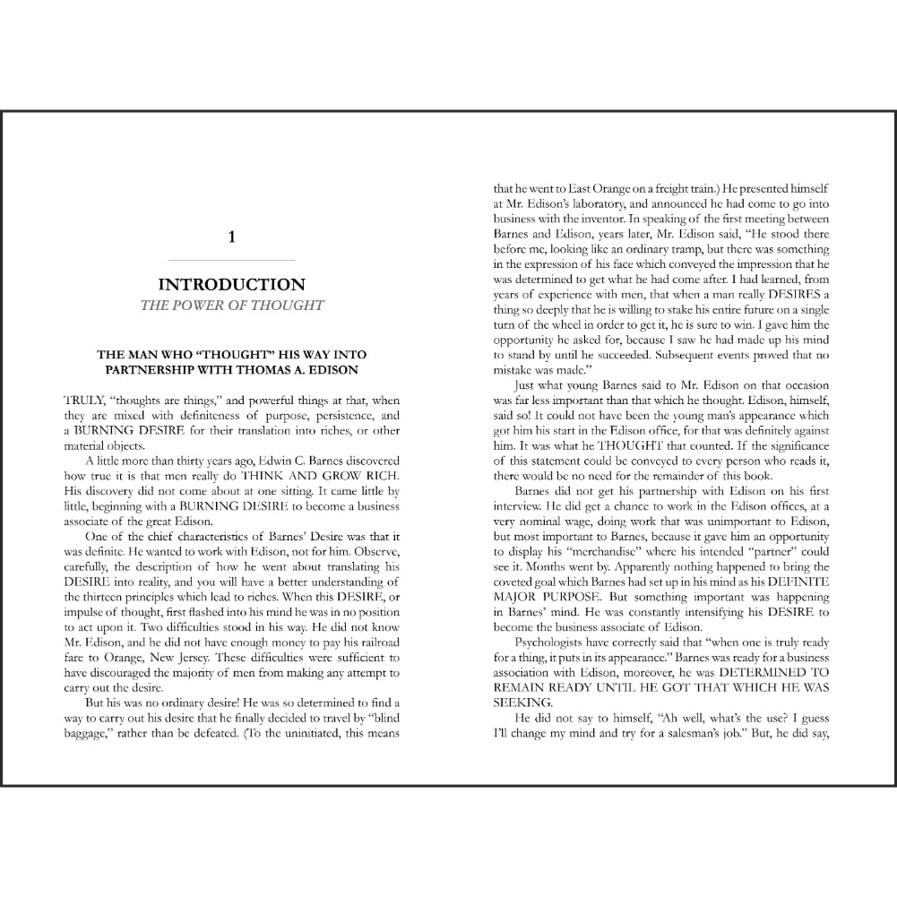 Think And Grow Rich By Napoleon Hill (Original Classic Edition) | Self-Help Book | Financial Success & Wealth Creation Guide | Goal Achievement Strategy | Prosperity Principles | Premium Paperback
