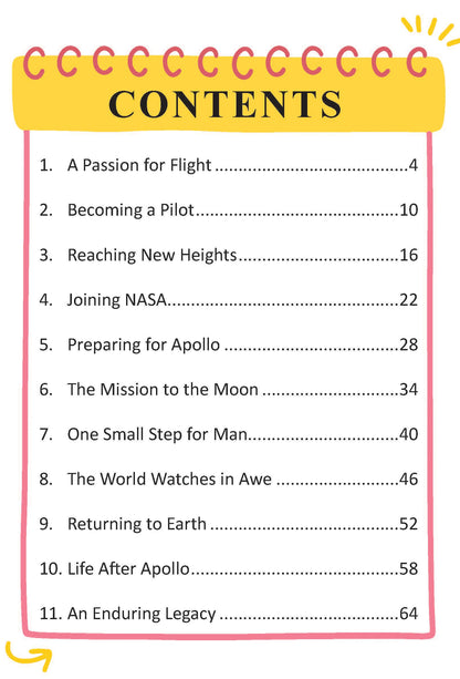 Neil Armstrong Biography for Kids Age 6–12 Years – Inspiring Illustrated Biography Book from Icons of Inspiration Series | Explore Space, Courage & First Moon Landing