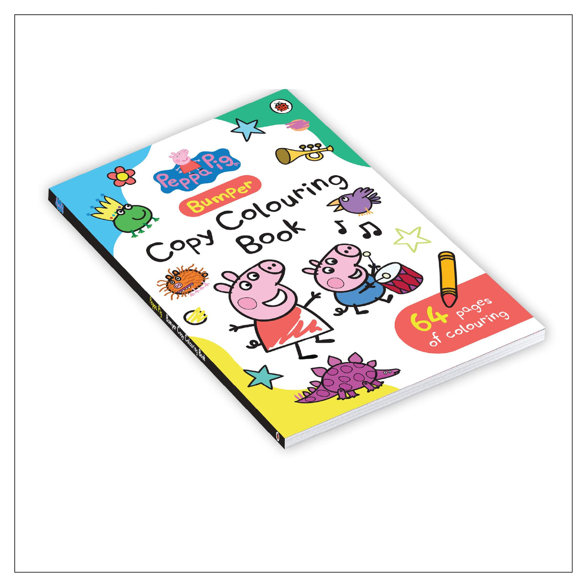 Peppa Pig: Bumper Copy Colouring Book - 64 Copy Colouring Activity Book
