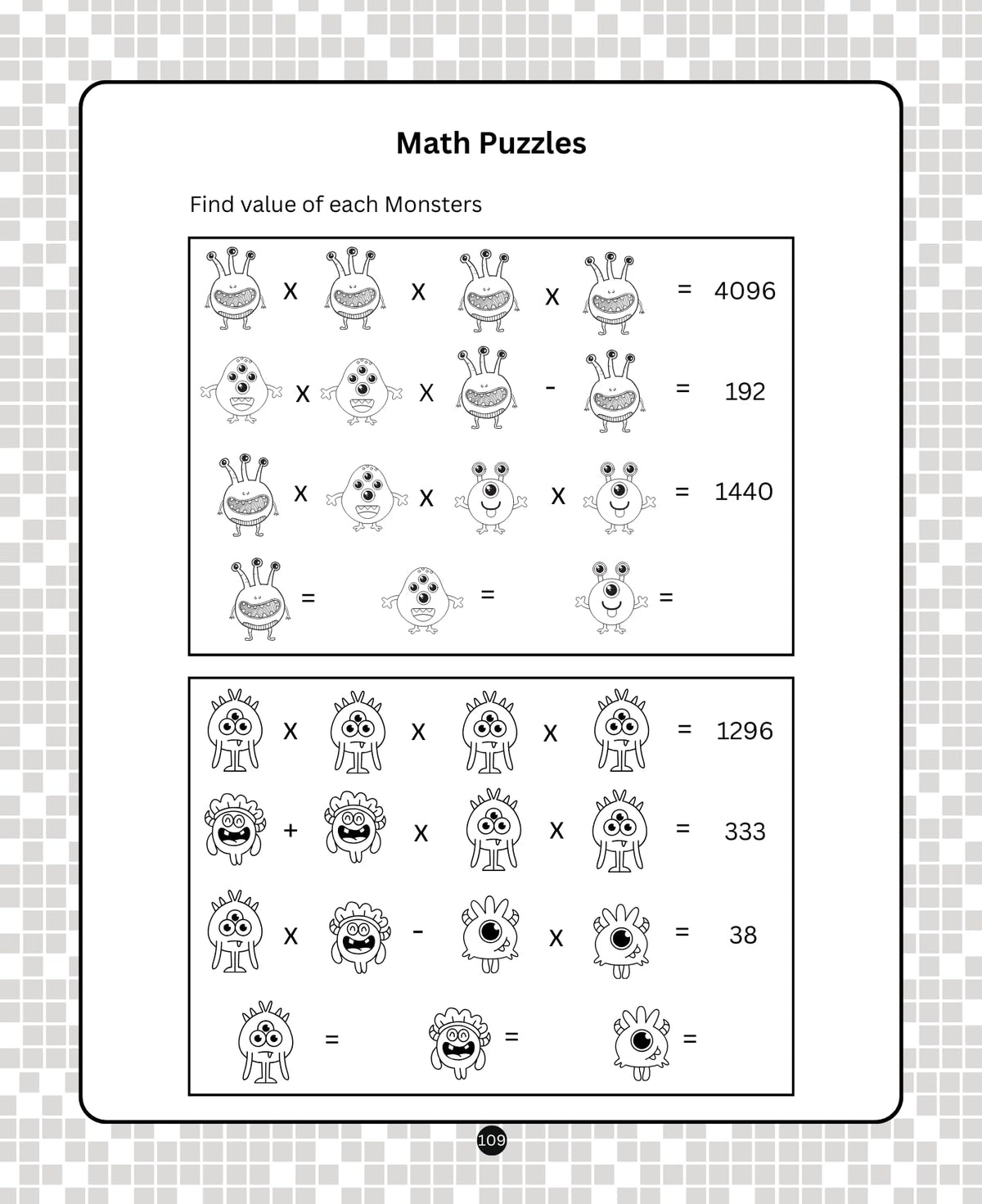 Brain Games for Creative Minds - Ultimate Puzzles for Adults - Level-1 & 2 - Sudoku, Kakuro, Crosswords, Word Search, Mazes, Logic & Number Games, Mind Relaxing Games for Adults