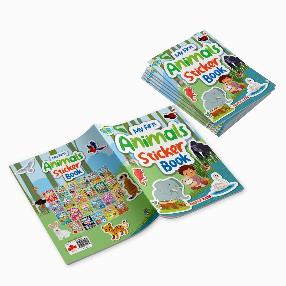 My First Sticker Book - Animals - Activity Book for Kids - Stickers for Children - Age 3+ Years