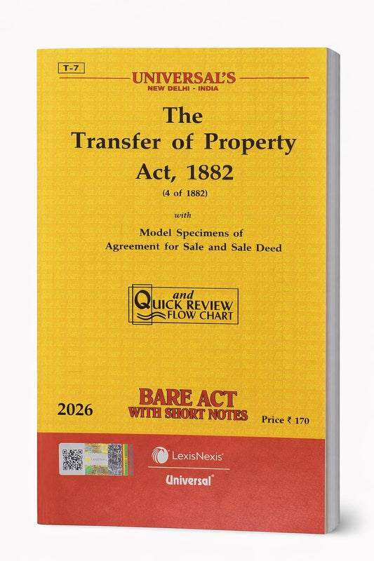 The Transfer of Property Act ,1882 Bare Acts- Latest 2026 EDITION Universal's