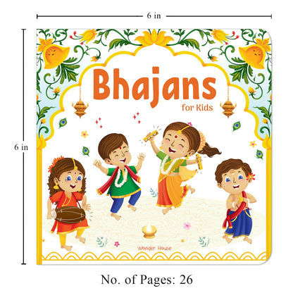Bhajans for Kids – Illustrated Devotional Song Book for Children: Popular Bhajans in English, Hindi & Sanskrit with Easy Meaning | Introduces Indian ... in Three Languages (Illustrated Prayer Books)