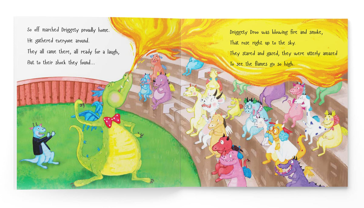 Driggety Droo: The Very Determined Dragon -A Fun Story About Never Giving Up,Age Group: 5+,Children's Illustrated Picture Book About Important Life Lessons for Kids,Explore Magical World of Dragons