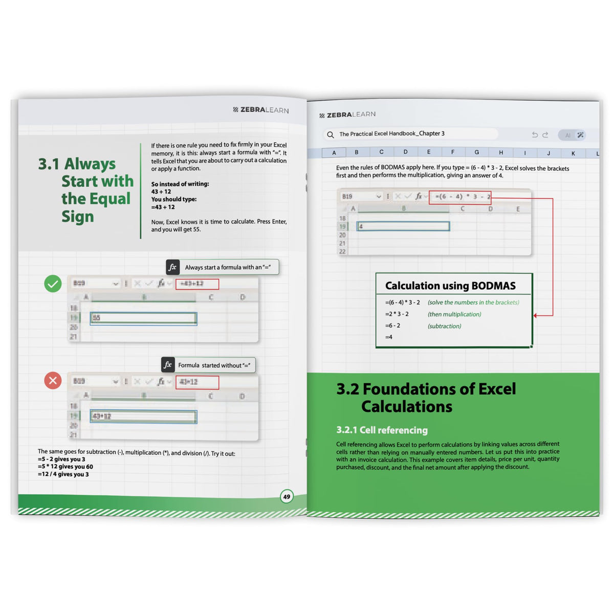 The Practical Excel Handbook: Excel for Finance, Business & Data Analysis | Build Dashboards, Financial Models & Reports | Real-World Skills for Corporate Jobs | ZebraLearn