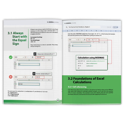 The Practical Excel Handbook: Excel for Finance, Business & Data Analysis | Build Dashboards, Financial Models & Reports | Real-World Skills for Corporate Jobs | ZebraLearn