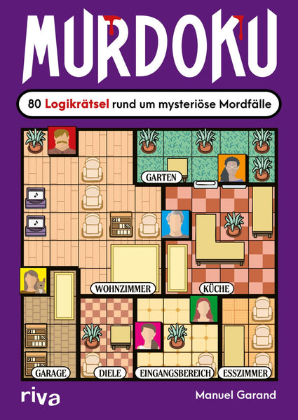 Murdoku: 80 Logikrätsel rund um mysteriöse Mordfälle | Löse spannende Kriminalfälle mit Sudoku und Logicals. Kniffliges Geschenk für True-Crime-Fans und Rätselliebhaber zu Geburtstag