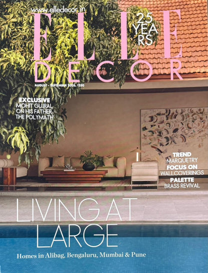 Elle Decor India magazine August September 2026 - Living At Large
