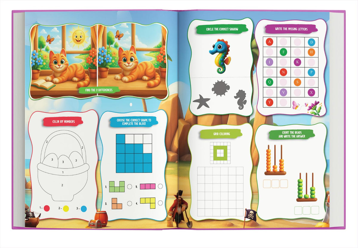 Activity Book for 3 Year Old | Best Selling 1001 Brain Booster Books for 3+ Year Old Children | Kids Activity Book - Puzzles, Mazes, Colouring, Dot-To-Dot, Matching, Seek & Find, Spot the Difference