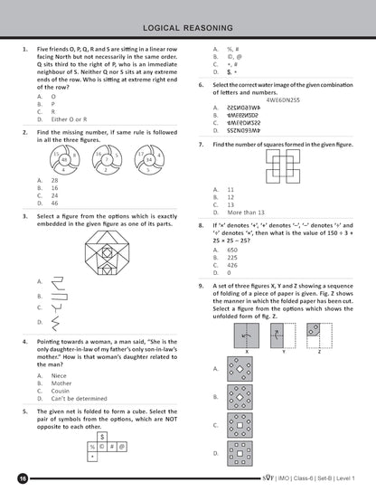 MTG IMO Olympiad 10 Previous Years Papers Class 6 Mathematics (2025-2021 Set A & B) - Model Test Papers with 24 Sample OMR Sheets | PYQ Book For SOF Olympiad 2026-27 Exam
