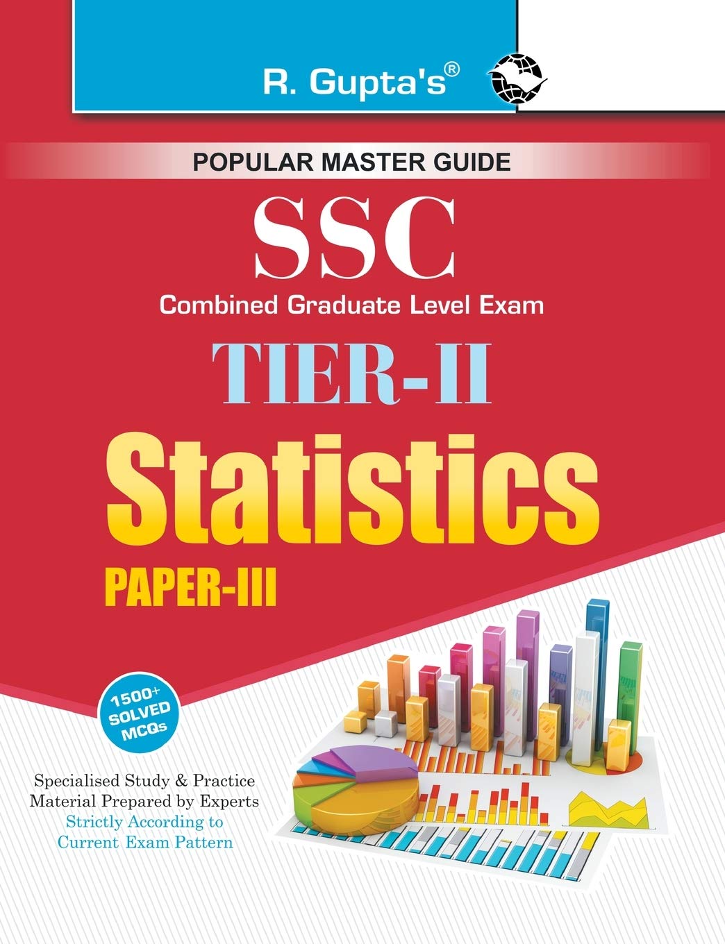 SSC: Combined Graduate Level (CGL) Tier-II (Paper-III) Statistics Exam Guide by RPH Editorial Board (Author) book cover