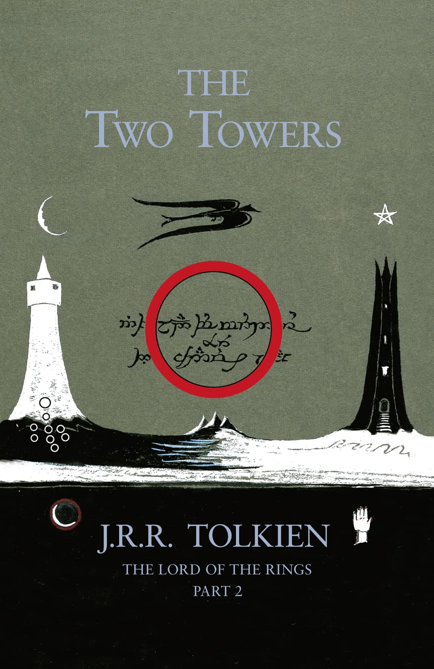 The Two Towers (Lord of the Rings 2) book cover