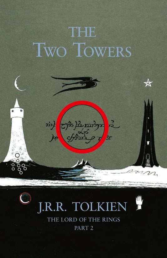 The Two Towers (Lord of the Rings 2) book cover