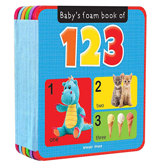 Babys Foam Book of 123 (Babys Foam Books) book cover
