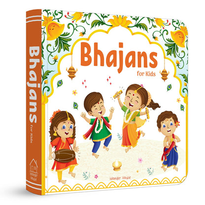 Bhajans for Kids – Illustrated Devotional Song Book for Children: Popular Bhajans in English, Hindi & Sanskrit with Easy Meaning | Introduces Indian ... in Three Languages (Illustrated Prayer Books)