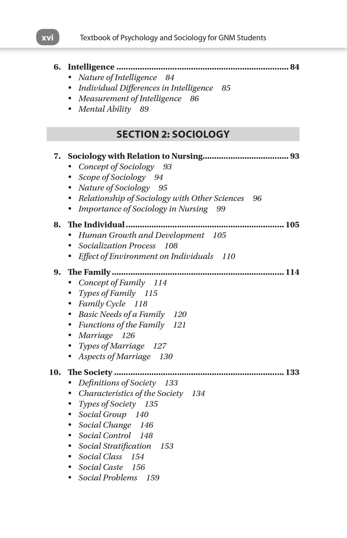 Textbook of Psychology & Sociology for GNM Students, 3/E | Covers Human Behavior, Personality, Learning, Intelligence, Family, Society, Community and Social Problems with Chapter-End Exercises