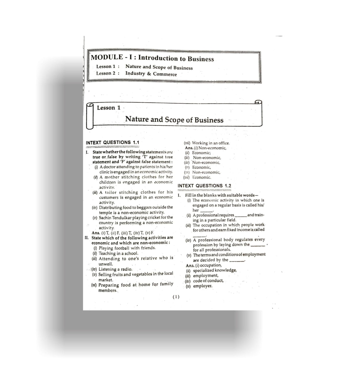 TOP NIOS Class 10 Business Studies 215 English Medium Guide (Including Objective Type MCQs) | Updated with Latest Syllabus and Exam Pattern as per NIOS Latest Notification