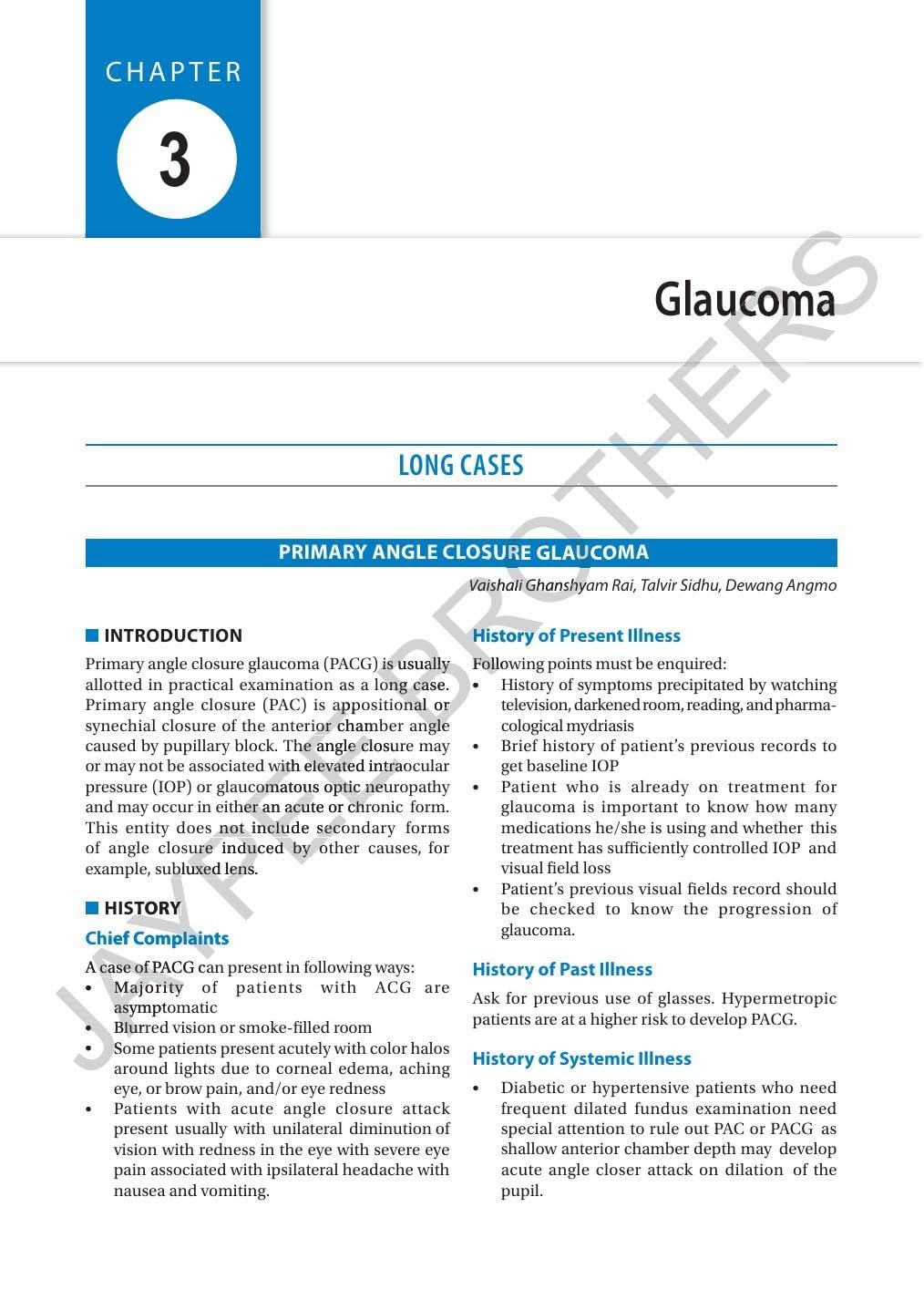 Ophthalmology Clinics-I for Postgraduates, 2/E for MS, MD and DNB Ophthalmology Residents | 32 Long Cases and 48 Short Cases with Clinical Approach, Differential Diagnosis and Instruments Chapter: 1