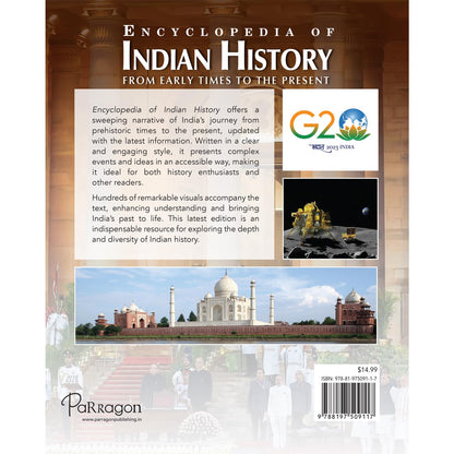 Encyclopedia of Indian History: A Fascinating Journey Through Ancient, Medieval & Modern India | Comprehensive Historical Reference Book For kids 10+