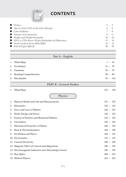 Oswaal NDA/NA GAT 13 Years’ Chapter-wise & Topic-wise Solved Papers English Medium | General Ability Test (English & GK) | 2014-2026 | 2600+ Questions | With Oswaal AI | For 2026-27 Exams
